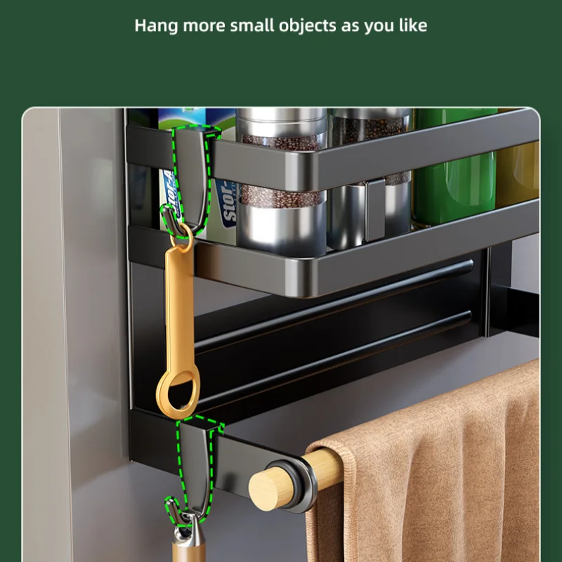 Kitchen Storage Organiser/Shelf - 2 or 3 Layers, Towel Holder, Side Mount, Rack Home Kitchen Organization