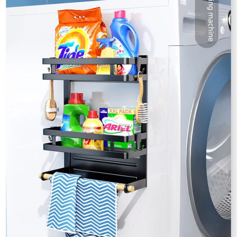 Kitchen Storage Organiser/Shelf - 2 or 3 Layers, Towel Holder, Side Mount, Rack Home Kitchen Organization